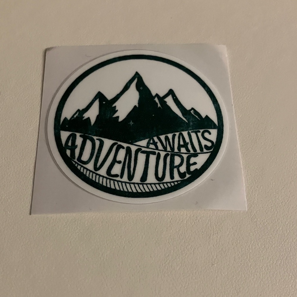 Adventure Awaits Sticker